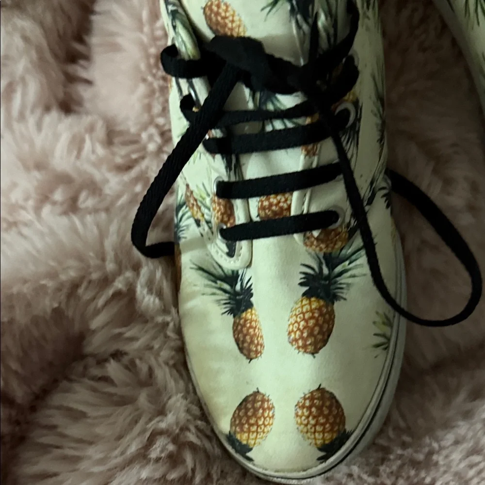 Vans Pineapple Print Canvas Sneakers
